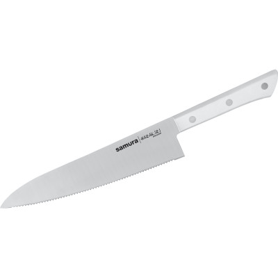 Шеф нож серрейтор SAMURA HARAKIRI SHR-0086W